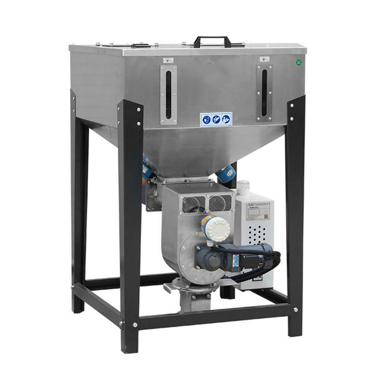 Bin-type machine-side metering and batching machine for materials